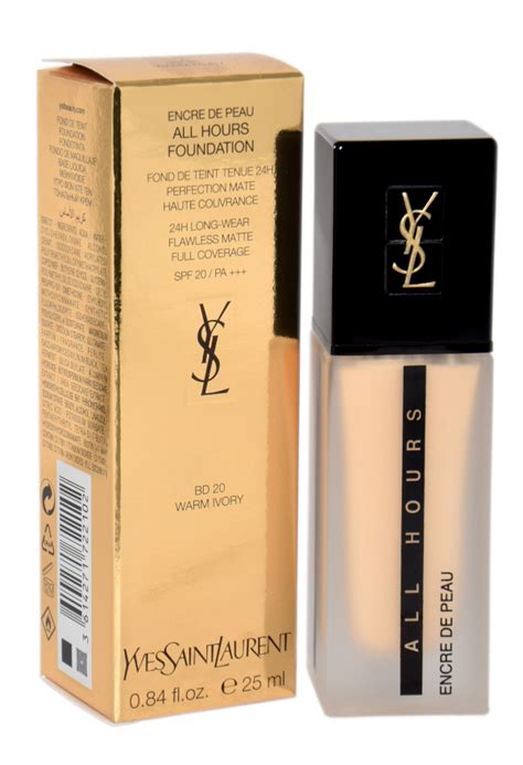 ysl encre de peau all hours foundation pret|ysl matte foundation.